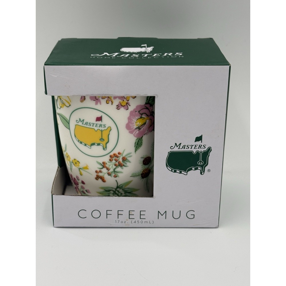 2023 Masters Home Collection Floral Coffee Mug 17oz NIB Augusta  National